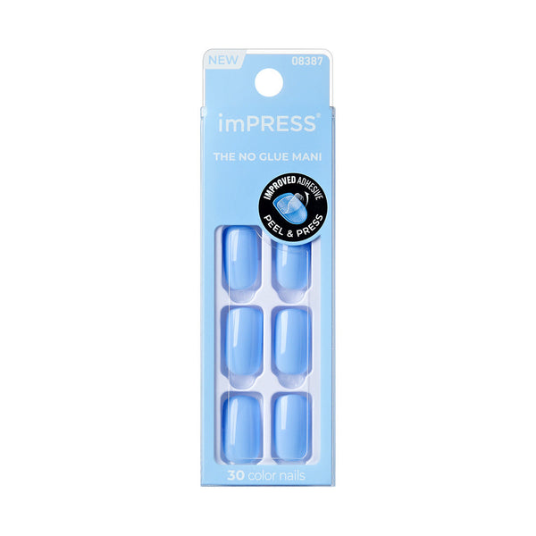 Kiss imPRESS The No Glue Mani Peel & Press-On Nails - Pebble