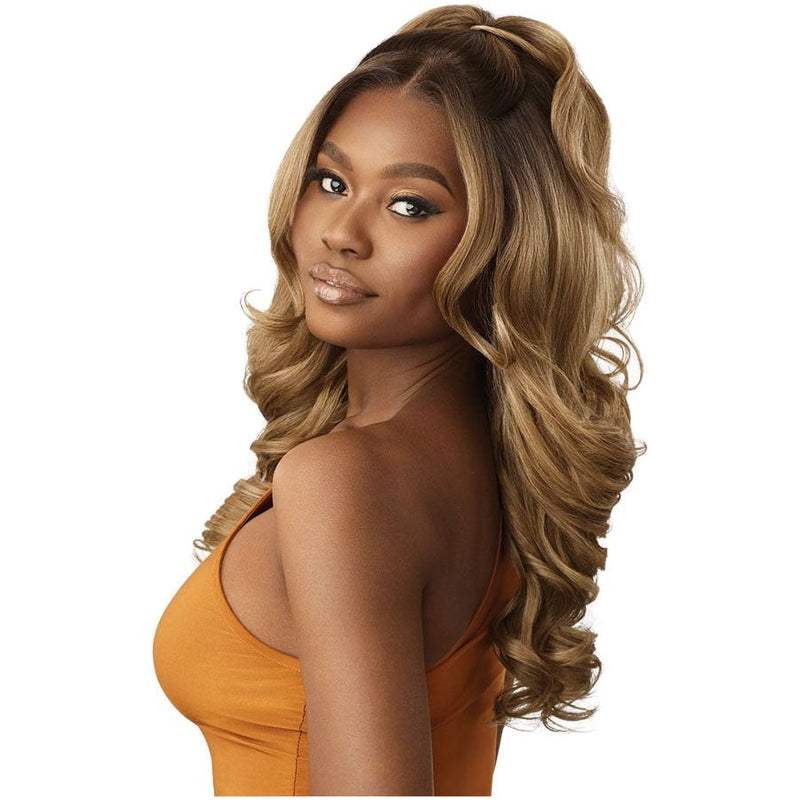 Outre 100% Human Hair Blend 5" x 5" Glueless Lace Closure Wig - HHB-Dream Curls 20"