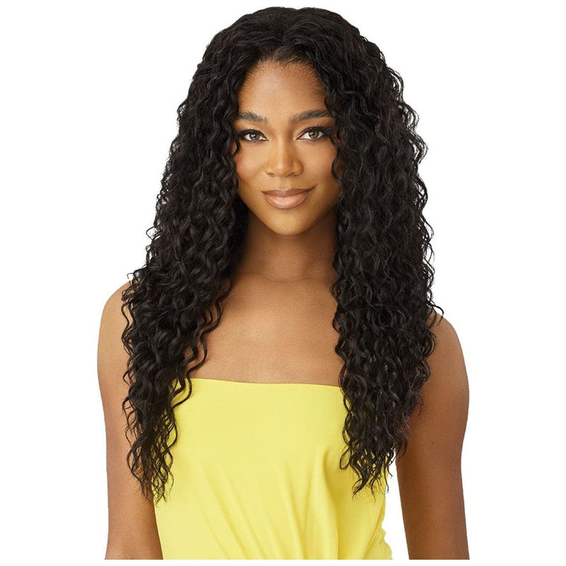 Outre Converti-Cap Synthetic Wet & Wavy Drawstring Half Wig - Curly Bliss