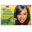 African Pride Olive Miracle Deep Conditioning Anti-Breakage No-Lye Relaxer - Regular