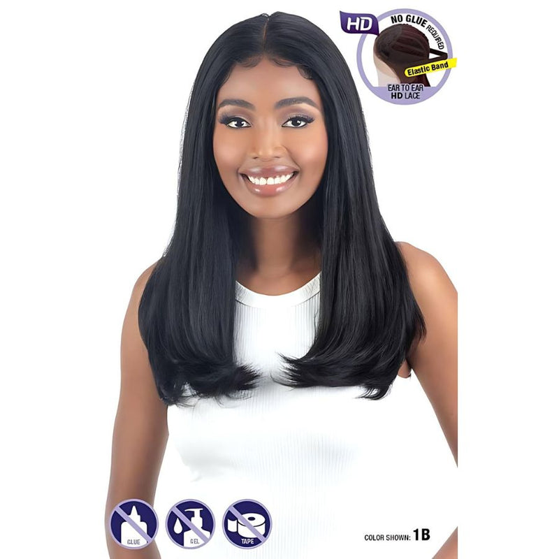 Shake-N-Go Snatched Synthetic HD Glueless Lace Front Wig - Silk Pressed