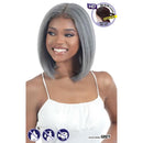 Shake-N-Go Snatched Synthetic HD Glueless Lace Front Wig - Silk Pressed Bob