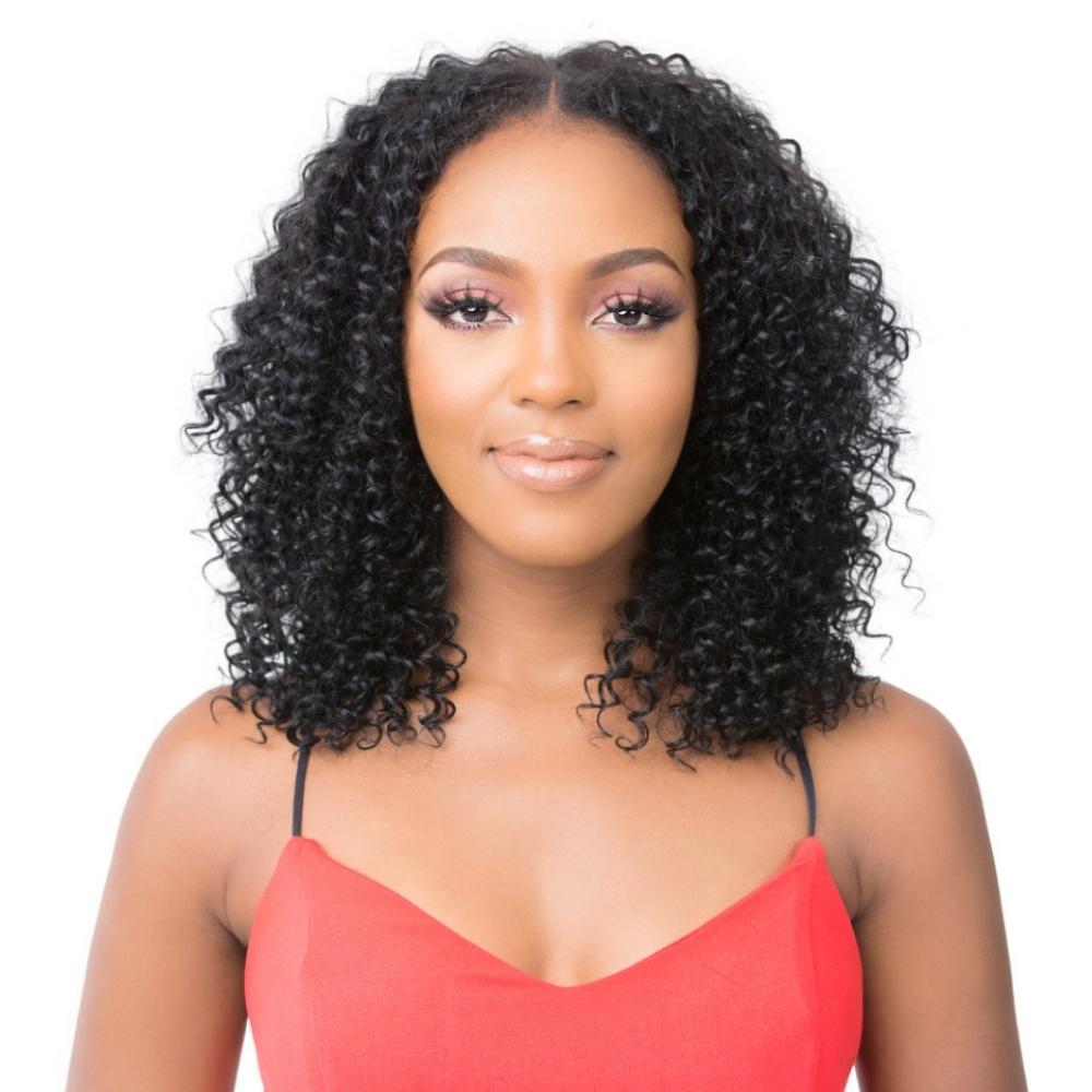 Its A Wig 100 Natural Human Hair Lace Front Wig Hh U Part Deep Wave