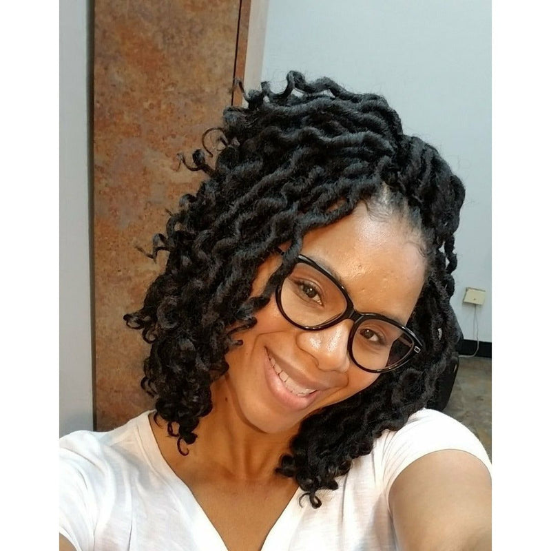 Motown Tress Synthetic Hair Crochet Braid 4X - Curly Goddess Locs 9" (CCG.9M)